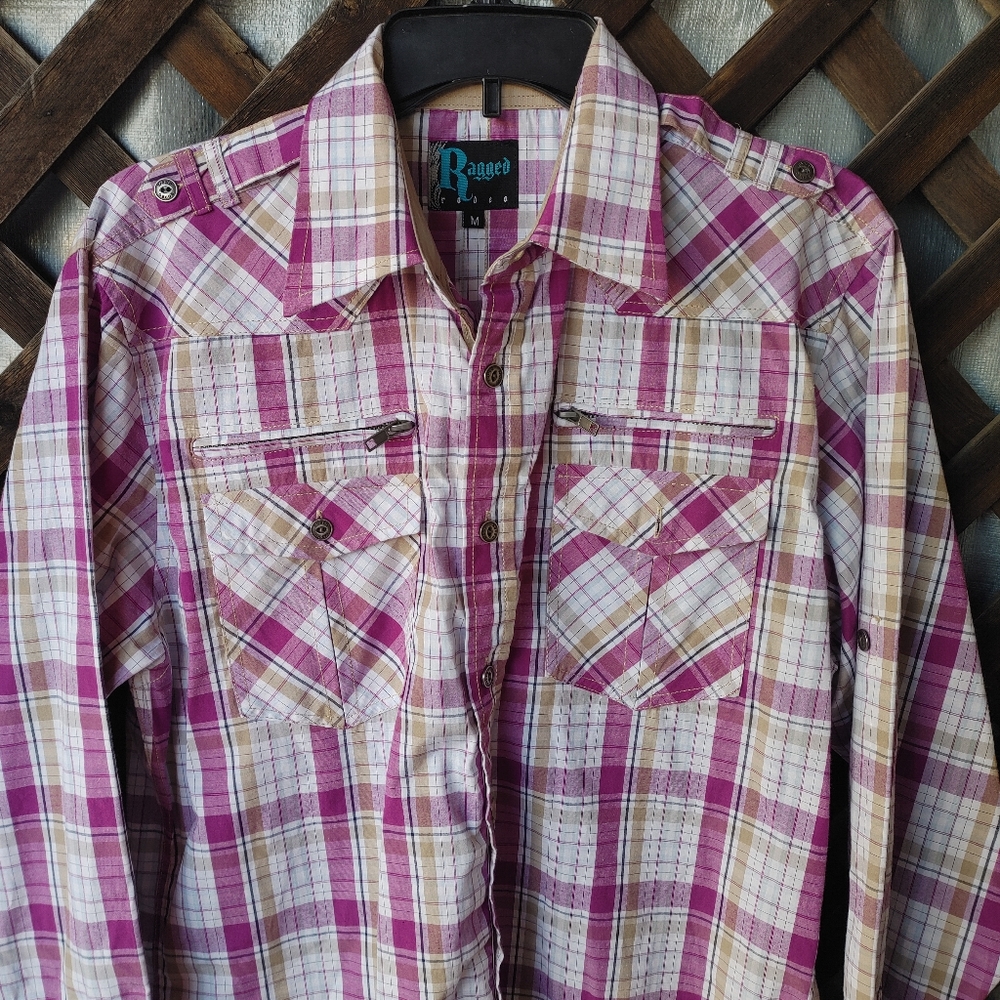 Ragged Rodeo Womens Western Button Down Shirt
